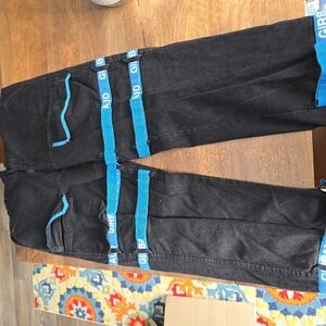 Vintage Marithe Francois Girbaud Jeans Blue Black Shuttle Tape Baggy Denim